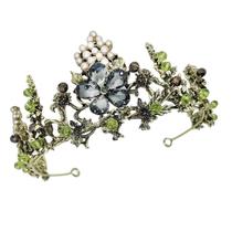 Coroa do Outono - Acessório Decorativo em Metal com Pedras