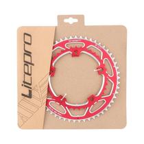 Coroa Dupla De Bicicleta De Estrada Litepro 130BCD Em Liga De Alumínio CNC Dobrável 53-39T 9/10/11