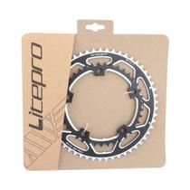 Coroa Dupla De Bicicleta De Estrada Litepro 130BCD Em Liga De Alumínio CNC, Dobrável, 53-39T,