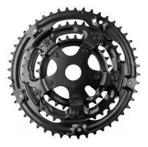 Coroa Engrenagem Bicicleta Index Tripla 28/38/48 Preta Aço Coroa Engrenagem Bicicleta Index Tripla 28/38/48 Preta Aço
