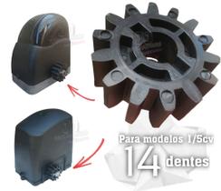 Coroa externa pinhão RCG z14 Peça de Reposição Motor Slider