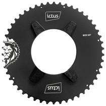 Coroa Ictus Alumínio Indexada Aero BCD 107 Force Assimétrica