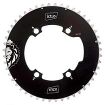 Coroa ICTUS Index Aero BCD 107 Rival 50T 4 Furos Assimetrico Coroa ICTUS Index Aero BCD 107 Rival 50T 4 Furos Assimetrico