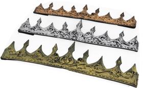 Coroa LUXO Medieval Ajustável Dourada, Prata e Bronze Festa Tipo:Rei Dourado