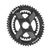 Coroa Oval Speed Double Rotor Qrings CNC 50-34 RV