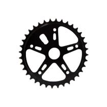 Coroa para Pedivela Monobloco 36 Dentes Preta para bicicleta