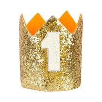 Coroa Rosa Dourada Para O 1º Aniversário, Faixa De Cabeça Com Número 1 Para Meninos E Meninas, Coroa Rosa Dourada Para O 1º Aniversário, Faixa De Cabeça Com Número 1 Para Meninos E Meninas,