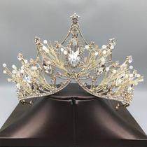 Coroa Tiara Arranjo De Noiva Casamento Miss Debutante Luxo Coroa Tiara Arranjo De Noiva Casamento Miss Debutante Luxo