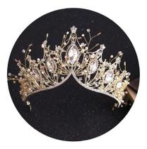 Coroa Tiara Arranjo De Noiva Casamento Miss Debutante Luxo