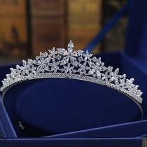 Coroa Tiara Cabelo Noiva 15 Anos Prata Zirconia Princesa - DeCastro joias