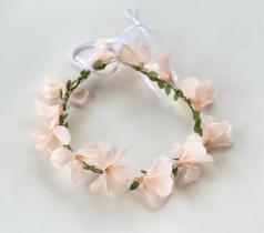 Coroa tiara de flores para criança ensaio de fotos