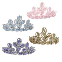 Coroa Tiara de Princesas Infantil Luxo - C.F.FANTASIAS