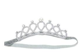 Coroa Tiara Elástica Princesa Infantil Enfeite De Cabeça - anjo da mamãe