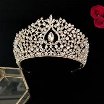 Coroa Tiara Miss Casamento Festa Debutante Noiva Luxo
