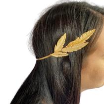 Coroa Tiara Nero Deusa Grega Folhas De Ouro Deus Grego Romano Festa Fantasia Acessorio Cosplay Carnaval Halloween