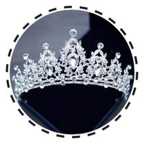 Coroa Tiara Noiva Casamento Debutante Miss Daminha Princesa - LM