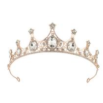 Coroa Tiara Noiva Enfeite Casamento Strass Festas Luxo