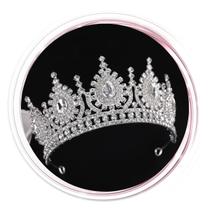Coroa Tiara Noiva Miss Debutante Festas Desfiles Luxo Strass