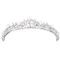 Coroa Tiara para Debutante Noiva Daminha Strass Miss