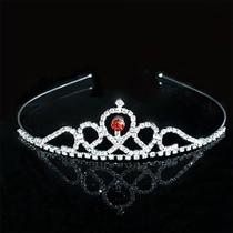 Coroa Tiara Princesa Infantil Enfeite Daminha Casamento Debu