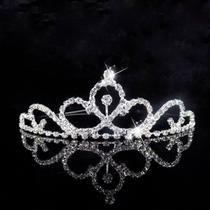 Coroa Tiara Princesa Infantil Enfeite Daminha Casamento Debu