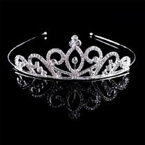 Coroa Tiara Princesa Infantil Enfeite Daminha Casamento Debu - anjo da mamãe