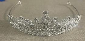 Coroa Tiara Strass para Noiva Debutante Daminha