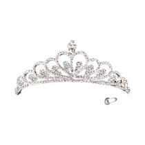 Coroas de Cristal Prateado Vintage - Tiaras Barrocas para Casamento, Noiva e Baile