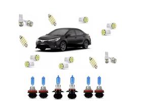 Corolla 2018 2019 Gli Xei Kit Lâmpada Super Branca + Led Corolla 2018 2019 Gli Xei Kit Lâmpada Super Branca + Led