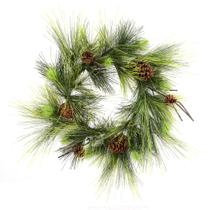 Corona de Navidad Vickerman Boulder Pine 24 cm Sin Iluminación para Interior Corona de Navidad Vickerman Boulder Pine 24 cm Sin Iluminación para Interior