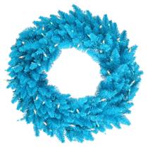 Corona de Navidad Vickerman Pino Azul Cielo 30 cm Sin Luces Para Interior