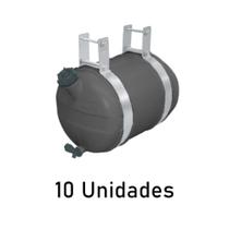 Corote Barrica Água Plástica 16 Litros Preta - 10 Unidades