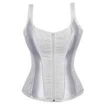 Corpete Corset Corselet Espartilho Cinta Alça Branco M623