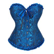 Corpete Corset Espartilho Cinta Modela Cintura Floral - Corset Store