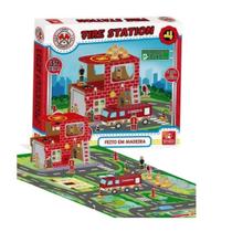 Corpo de Bombeiros Fire Station - Brincadeira de Criança Corpo de Bombeiros Fire Station - Brincadeira de Criança