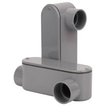 Corpo de Conduíte CKVIHAV Tipo LL 1,5 polegada PVC Cinza, Kit com 2 Corpo de Conduíte CKVIHAV Tipo LL 1,5 polegada PVC Cinza, Kit com 2