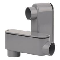Corpo de Conduíte PVC Rígido Tipo LB 1,5 pol. Kit com 2 CKVIHAV Cinza Corpo de Conduíte PVC Rígido Tipo LB 1,5 pol. Kit com 2 CKVIHAV Cinza