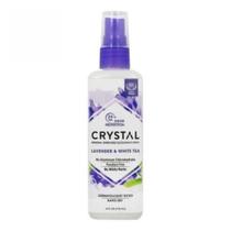 Corpo de desodorante mineral Spray Lavanda & Chá Branco 4 oz por Cristal