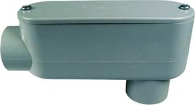 Corpo de saída de conduíte Cantex 5133666 PVC LB
