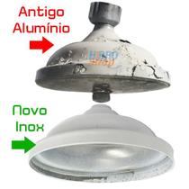 Corpo do Crivo Ducha Cardal Branco Inox - PR952