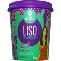Corpo Dourado Liso de Arrasar - Creme 2 em 1 de Pentear e Hidratação 1kg Corpo Dourado Liso de Arrasar - Creme 2 em 1 de Pentear e Hidratação 1kg
