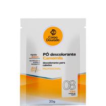 Corpo Dourado - Pó Descolorante Capilar e Corporal Camomila Sachê 20g