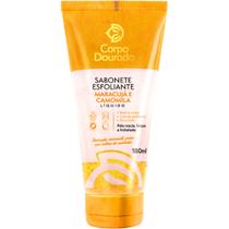 Corpo Dourado - Sabonete Esfoliante Líquido Rosto e Corpo Maracujá e Camomila 180ml Corpo Dourado - Sabonete Esfoliante Líquido Rosto e Corpo Maracujá e Camomila 180ml