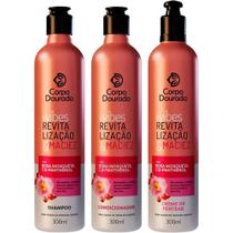 Corpo Dourado Vibes Revitalização - Kit Rosa Mosqueta e Pantenol Trio (3 Produtos)