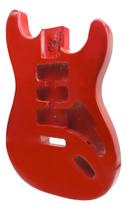 Corpo MXP guitarra Str em ASH Vermelho Fiesta Red Corpo MXP guitarra Str em ASH Vermelho Fiesta Red