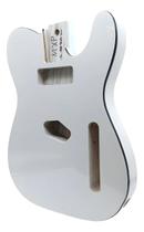 Corpo MXP guitarra TL em ASH cor branca com friso BK Corpo MXP guitarra TL em ASH cor branca com friso BK