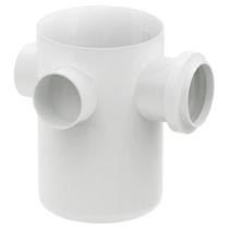 Corpo para Caixa Sifonada Esgoto Seca 150x150x50mm com 3 Entradas - 27150012 - TIGRE