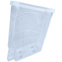 Corpo Pote Dispenser Flex 40L Reposição Plast Pet Transp