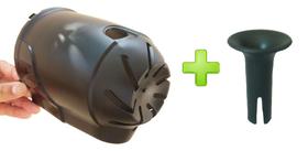 Corpo Traseiro e Pino Oscilação Ventilador Arno Silence Force 40cm Preto