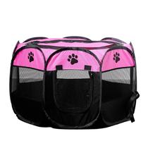 Corral para Mascotas SENCONE Plegable 74x74x43 cm para Interior y Exterior Corral para Mascotas SENCONE Plegable 74x74x43 cm para Interior y Exterior